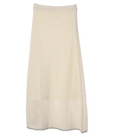 CRAFT STANDARD BOUTIQUE 配色メッシュニットスカート