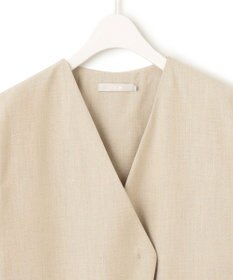 ICB 【接触冷感・速乾・洗える】T.R.Liプレーンウィーブ ジレ