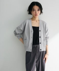 Green Parks ポケット付コンパクトカーディガン
