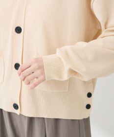 Green Parks ポケット付コンパクトカーディガン