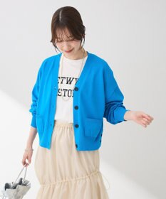 Green Parks ポケット付コンパクトカーディガン