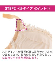 BRADELIS New York 【BRADELIS New York/ 育乳ブラ・STEP2 寄せる】ベルステップ2ブラ24S1