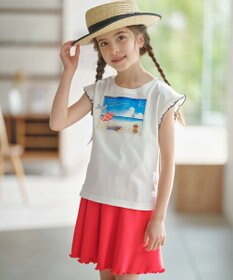 組曲 KIDS 【110-140㎝】夏休みの絵日記 Tシャツ