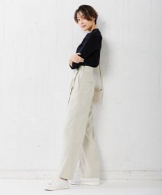 ICB 【洗える】 シンセティックフルニードル Vネックプルオーバー