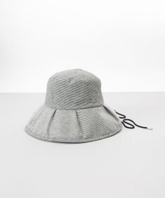 AURORA 【 LANVIN COLLECTION（ランバン コレクション） 】シルクギンガムカサブランカハット