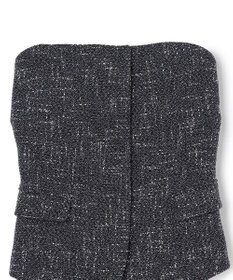 BEIGE， TRIPHANE / バックニットツイードビスチェ