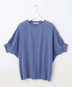 自由区 【カタログ掲載・接触冷感・UVケア・洗える】ドレーピードルマンスリーブ ニットソー