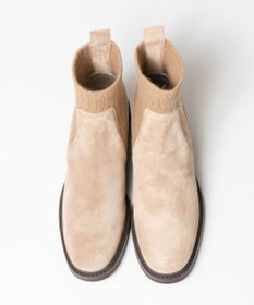 BONTRE 【UNISA/ウニサ】リブニットショートブーツ