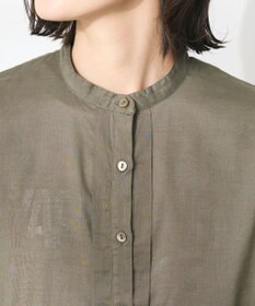 CRAFT STANDARD BOUTIQUE インド綿混パフスリーブシャツ