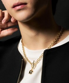 WEGO Mぷっくりモチーフネックレス