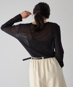 YECCA VECCA クルーネックシアートップス