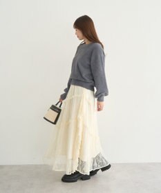 earth music&ecology ミニシャギープルオーバー