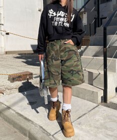 WEGO ハンドライティングショートパーカー