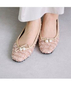 MODE ET JACOMO <carino>パールビジュー付きデザインバレエ