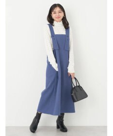 earth music&ecology 前後２ｗａｙ圧縮ニットジャンスカ