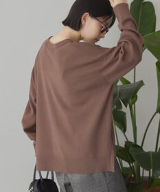 AMERICAN HOLIC バイパチVネックニットプルオーバー