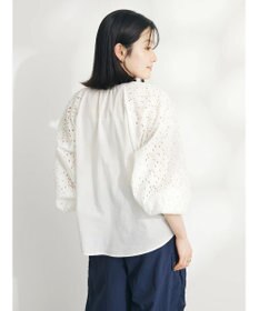 CRAFT STANDARD BOUTIQUE インド綿アイレット刺繍ブラウス