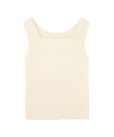 YECCA VECCA 2wayスクエアノースリーブニット