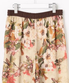 自由区 ボタニカルプリントドロスト パンツ