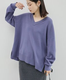 AMERICAN HOLIC バイパチVネックニットプルオーバー