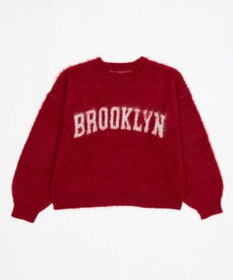 WEGO モヘアタッチBROOKLYNロゴニット