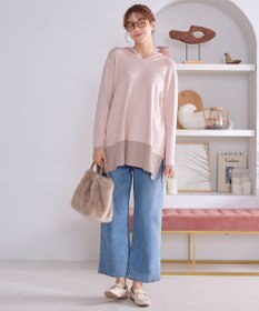 Tiaclasse 【安田美沙子さん/小倉優子さん着用】【洗える】ストレッチワイドデニム