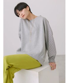 AMERICAN HOLIC イージーケア異素材ポンチプルオーバー