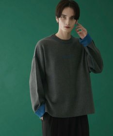 WEGO アウトリンキングニットプルオーバー