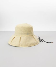 AURORA 【 LANVIN COLLECTION（ランバン コレクション） 】シルクギンガムカサブランカハット