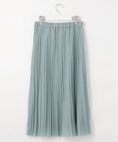 J.PRESS LADIES L 【洗える】オーガンジートリコット プリーツ スカート