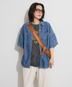 Green Parks 半袖シアーデニムシャツ