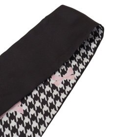 Maison de FLEUR 千鳥リボンプリントスカーフ