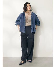 CRAFT STANDARD BOUTIQUE デニムギャザーヨークブラウス