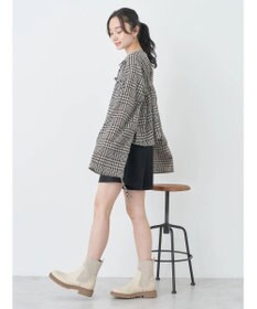 earth music&ecology ワッシャードロスト羽織りシャツ