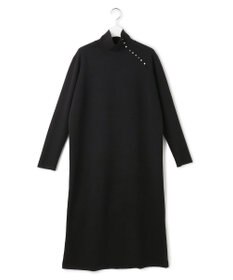 ICB 【洗える】 シルキーウールダブルフェイス ハイネックニットワンピース