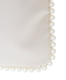 Maison de FLEUR サテンパールブレードトートバッグ