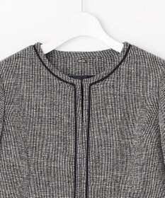 ANY SIS L ライトストレッチ ツイード ジャケット