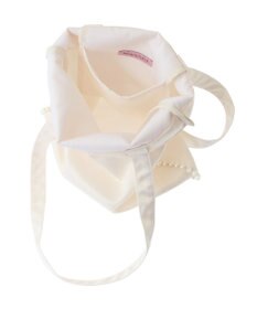 Maison de FLEUR サテンパールブレードトートバッグ
