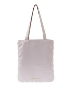 Maison de FLEUR サテンパールブレードトートバッグ