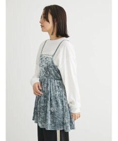 Green Parks ・ＥＬＥＮＣＡＲＥ　ＤＵＥクラッシュベロアキャミチュニック