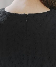 Tiaclasse 【洗える】パンチングレーススカラップワンピース