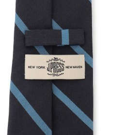 J.PRESS MEN ハンドプリントポプリンレジメンタル ネクタイ