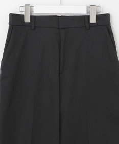 自由区 【接触冷感・撥水防汚加工】COOLMAX ワイドクロップドパンツ