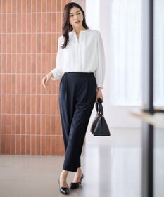 ANY イージーケアライトストレッチテーパードパンツ