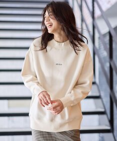 ANY 【洗濯機可】裏起毛スウェットハイネックプルオーバー