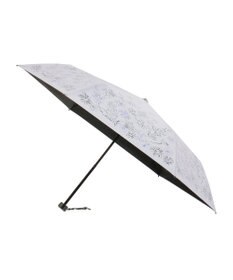 MOONBAT 【遮光率100％/遮熱/UV】LANVIN en Bleu (ランバン オン ブルー)晴雨兼用日傘 ドローイング フラワー 花柄 折りたたみ傘 簡単開閉