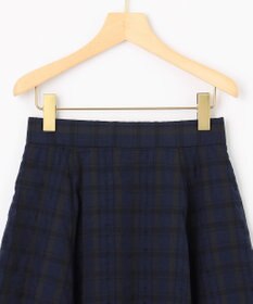 組曲 【先行予約】カラミサッカーチェック フレアスカート
