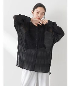 earth music&ecology クシュクシュシアーシャツ