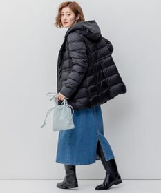 23区 【VERY掲載/新色追加】シレータフタ ミドル丈 ダウンコート