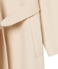 JOSEPH 【WEB&OUTLET限定】ダブルフェイスラムズ　ベルテッドコート